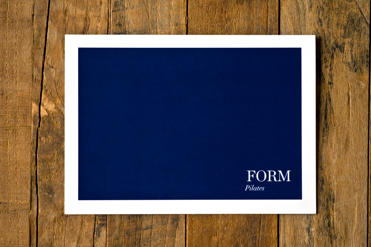 form pilates greeting card