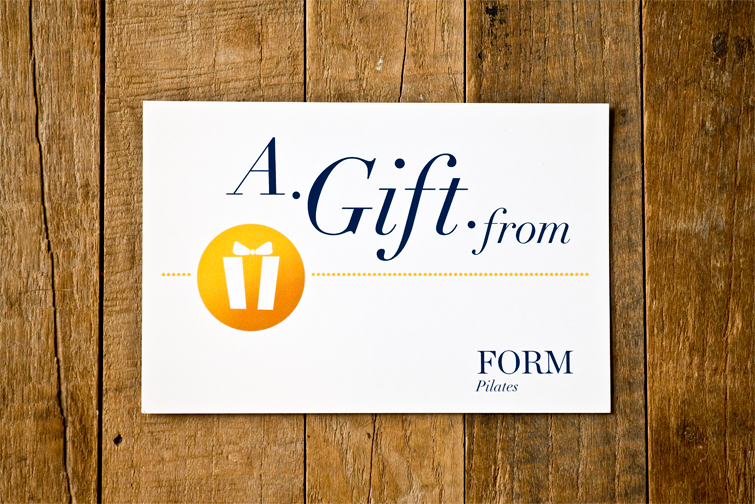 gift certificate postcard