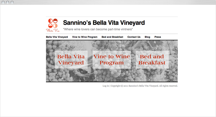 wordpress website redesign before/after